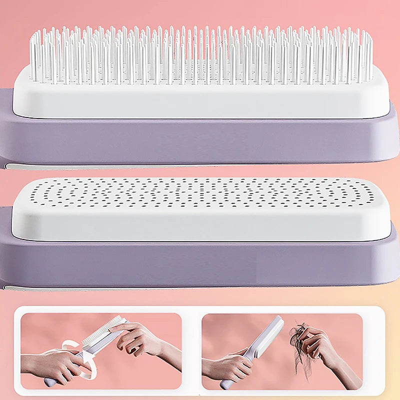 Brosse Magique Autonettoyante – Démêlez, Brossez, Nettoyez