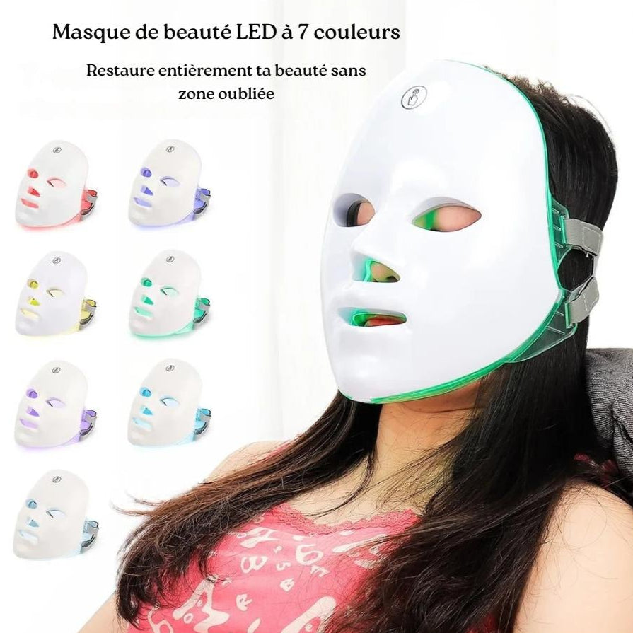 Masque LED Visage – Soin Réparateur et Rajeunissant