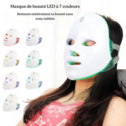 Masque LED Visage – Soin Réparateur et Rajeunissant
